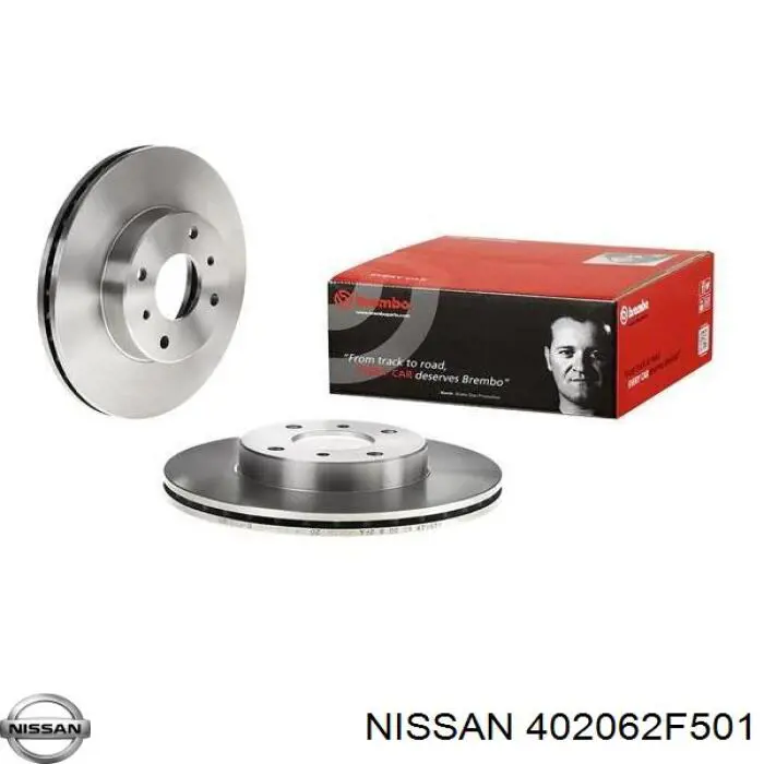 Compre 402062F501 Nissan/Infiniti Disco do freio dianteiro