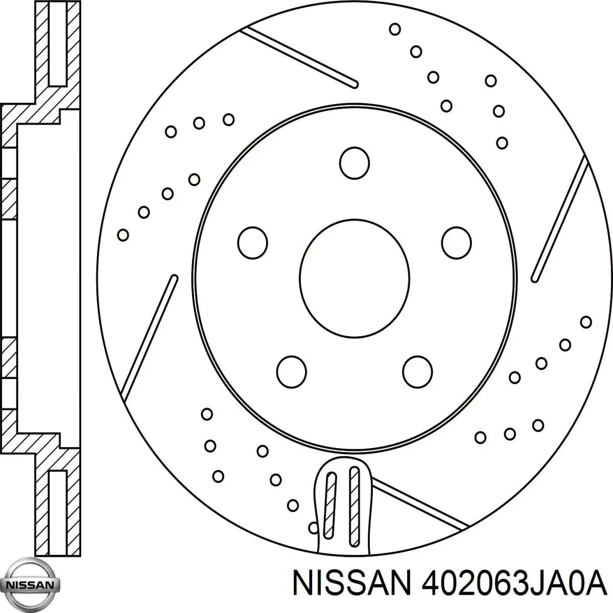Disco do freio dianteiro Nissan/Infiniti 402063JA0A preço, a partir de 103,80 USD