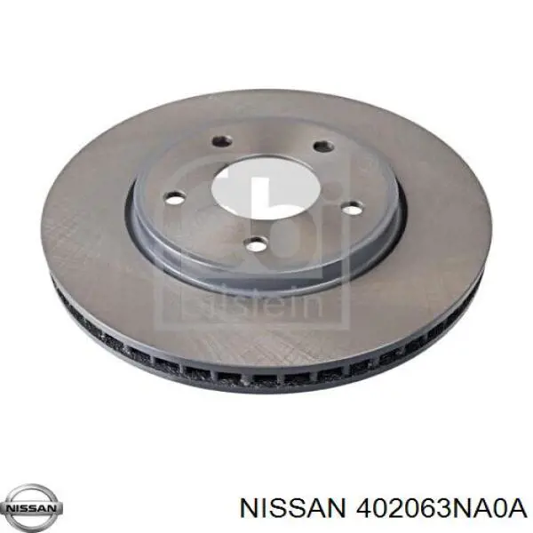 402063NA0A Nissan/Infiniti Disco do freio dianteiro