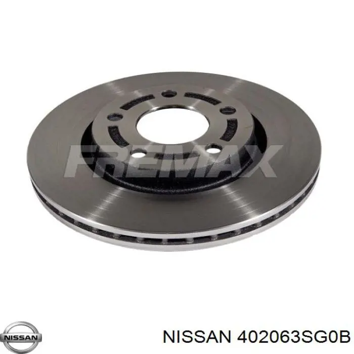 Compre 402063SG0B Nissan/Infiniti Disco do freio dianteiro