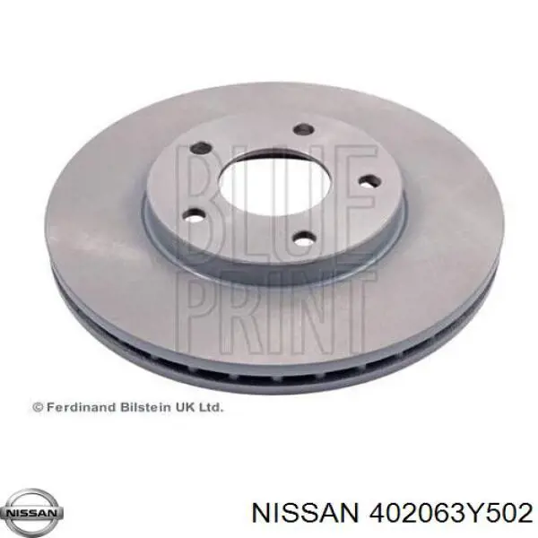 402063Y502 Nissan/Infiniti Disco do freio dianteiro