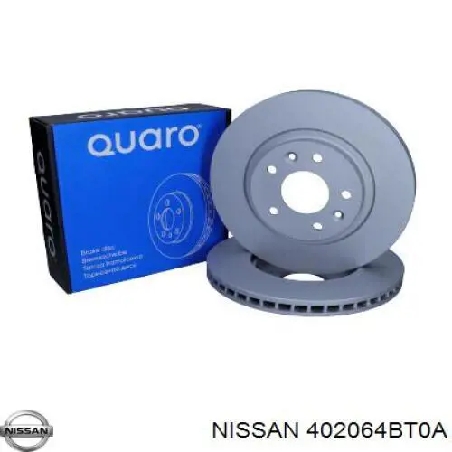 Disco do freio dianteiro Nissan/Infiniti 402064BT0A preço, a partir de 45,48 USD