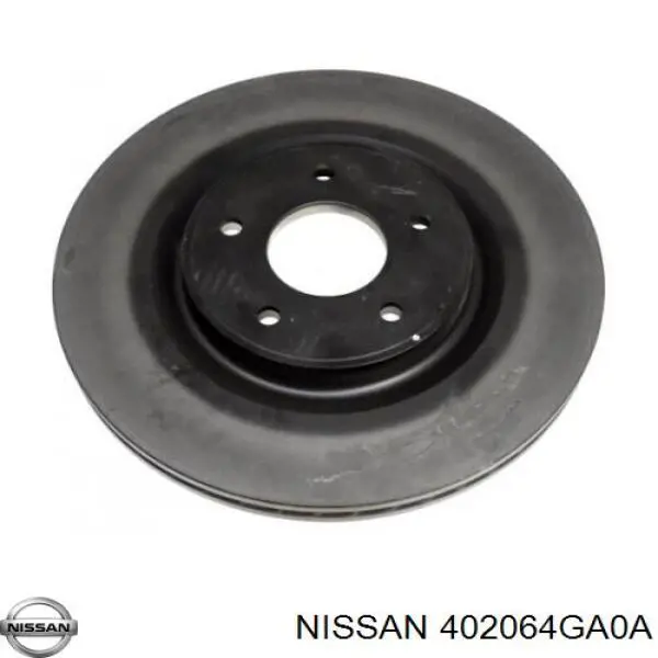 402064GA0A Nissan/Infiniti Disco do freio dianteiro