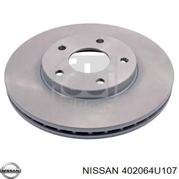 402064U107 Nissan/Infiniti Disco do freio dianteiro