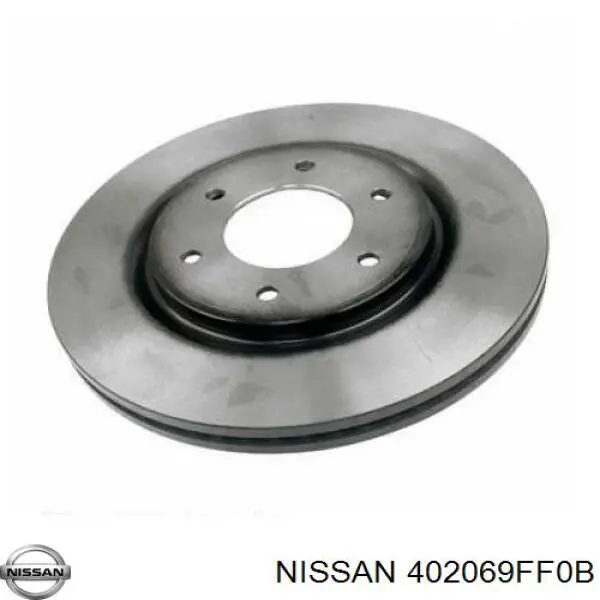 Disco do freio dianteiro 40206ZR00A Nissan/Infiniti