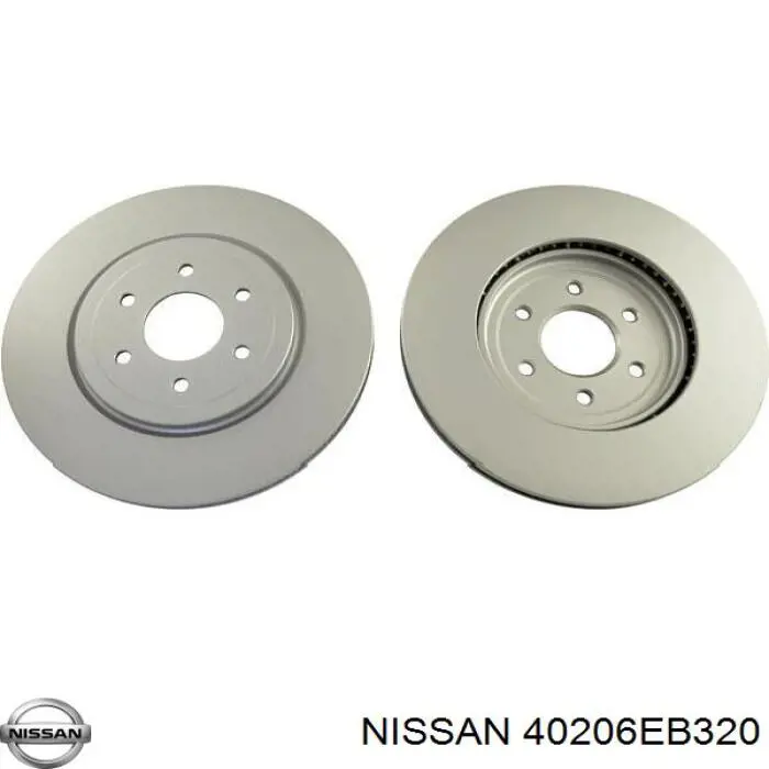 Compre 40206EB320 Nissan/Infiniti Disco do freio dianteiro