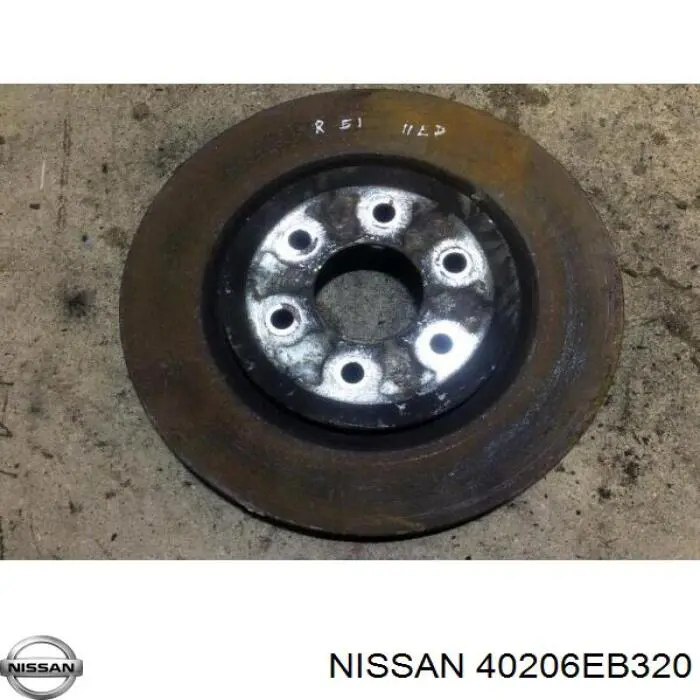 40206EB320 Nissan/Infiniti Disco do freio dianteiro