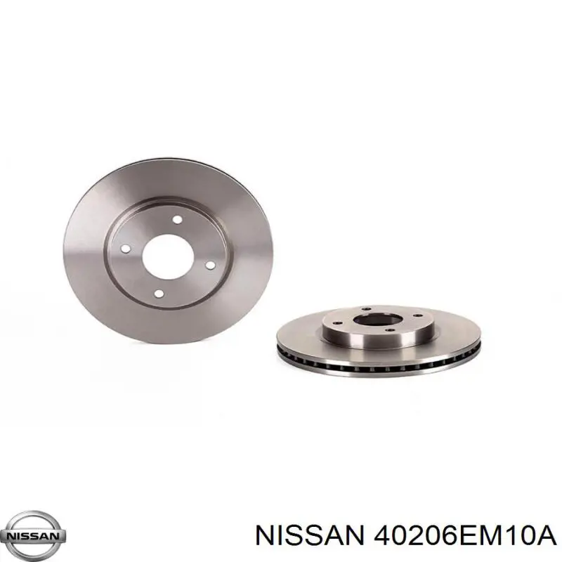 Compre 40206EM10A Nissan/Infiniti Disco do freio dianteiro