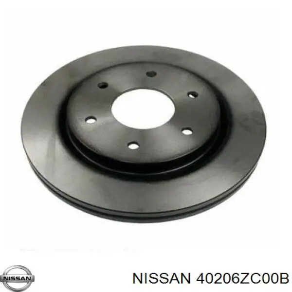 Disco do freio dianteiro 40206ZC00A Nissan/Infiniti