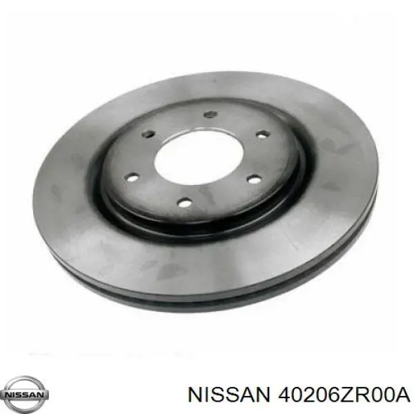 40206ZR00A Nissan/Infiniti Disco do freio dianteiro