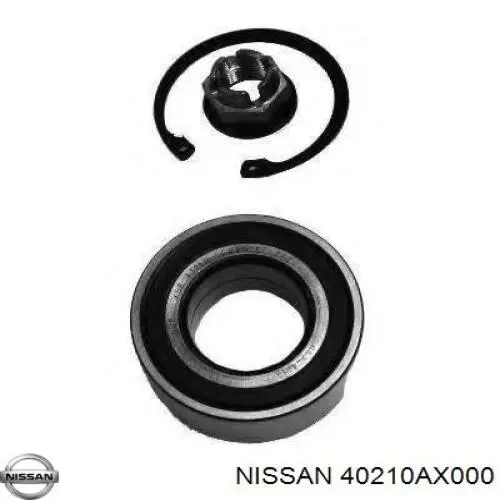 40210AX000 Nissan/Infiniti Rolamento de cubo dianteiro