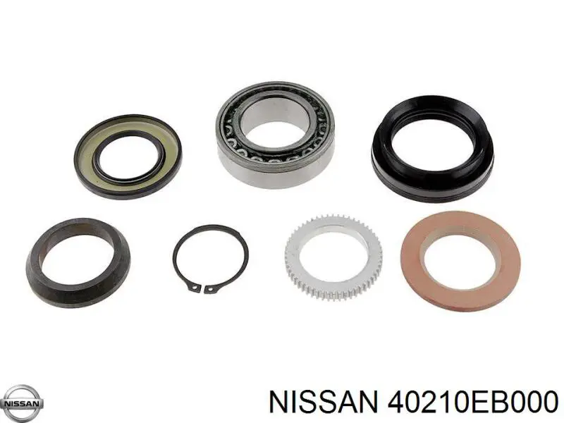 Compre 40210EB000 Nissan/Infiniti Rolamento do semieixo do eixo traseiro