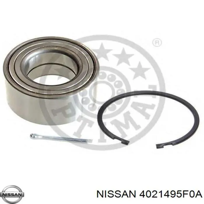 4021495F0A Nissan/Infiniti Rolamento de cubo dianteiro