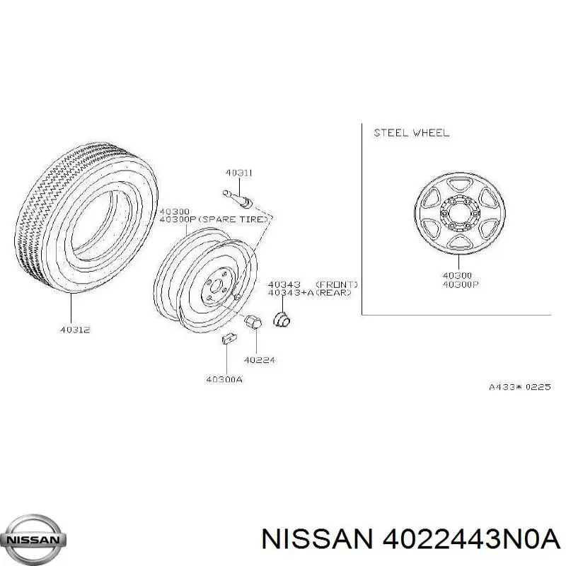 Porca de roda Nissan/Infiniti 4022443N0A preço, a partir de 8,62 USD