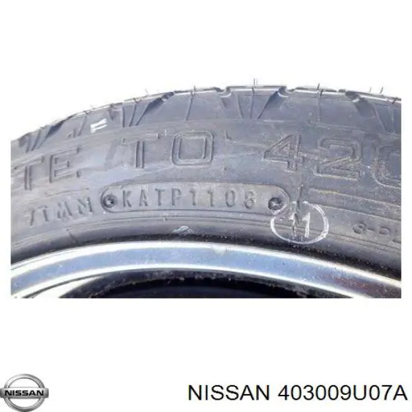 403009U07A Nissan/Infiniti Discos de roda de aço (estampados)