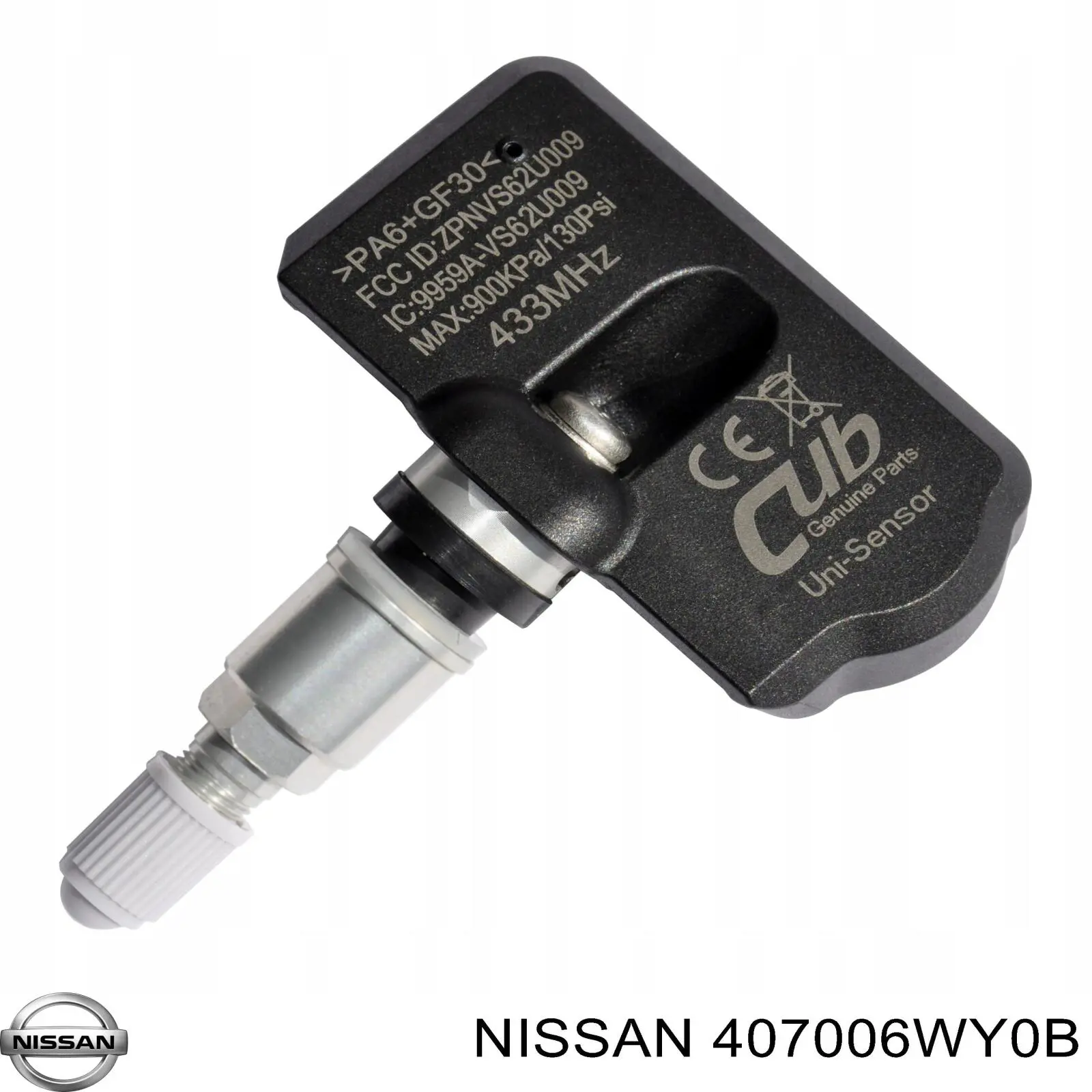 Sensor de pressão de ar nos pneus Nissan/Infiniti 407006WY0B preço, a partir de 86,32 USD