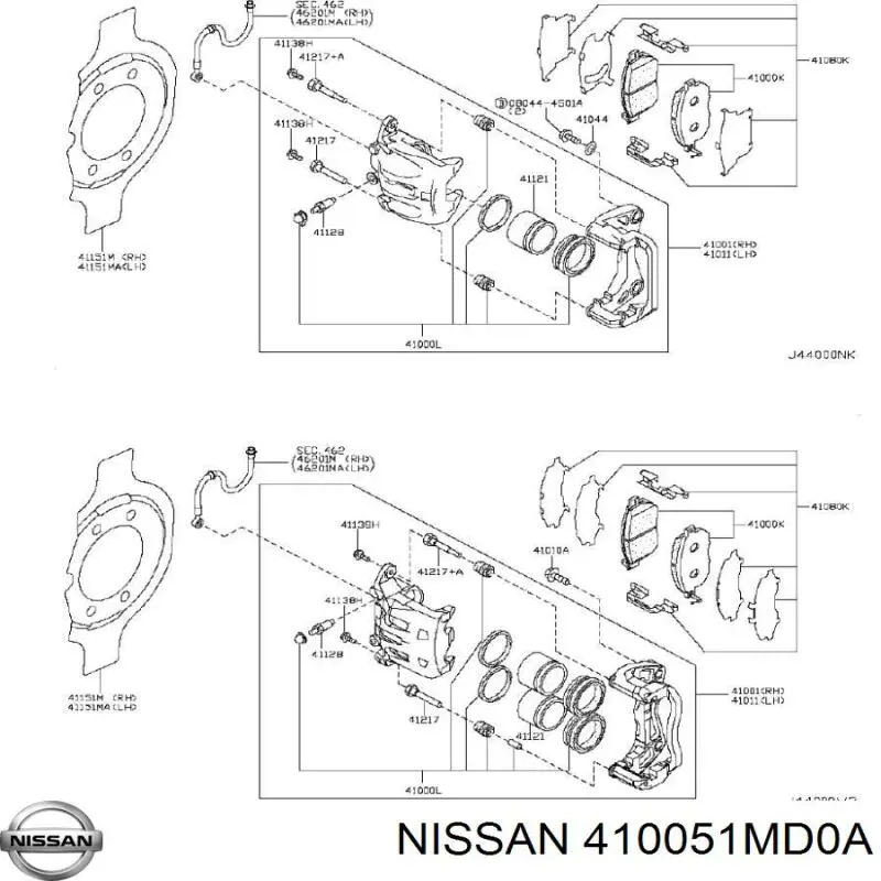 410051MD0A Nissan/Infiniti 