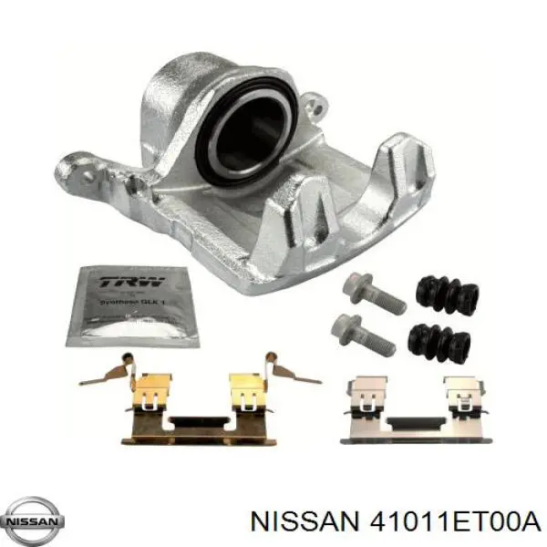 41011ET00A Nissan/Infiniti Suporte do freio dianteiro esquerdo