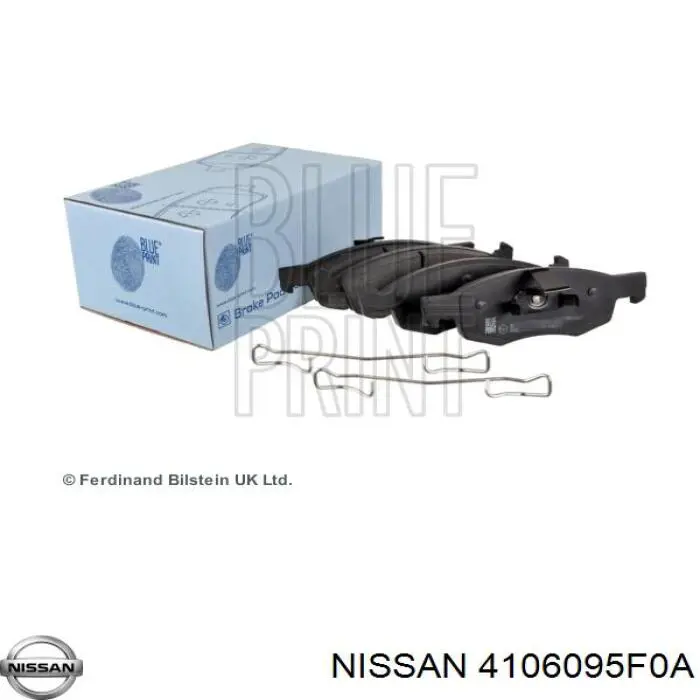 Sapatas do freio dianteiras de disco Nissan/Infiniti 4106095F0A preço, a partir de 51,79 USD