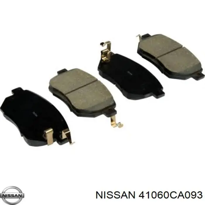 41060CA093 Nissan/Infiniti Sapatas do freio dianteiras de disco