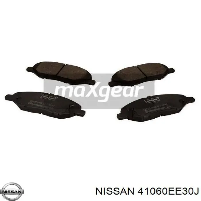 Sapatas do freio dianteiras de disco 41060EE30J Nissan/Infiniti