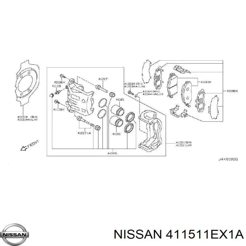 411511EX1A Nissan/Infiniti 