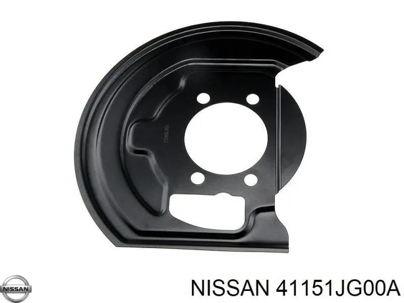 Proteção do freio de disco dianteiro direito Nissan/Infiniti 41151JG00A preço, a partir de 20,64 USD