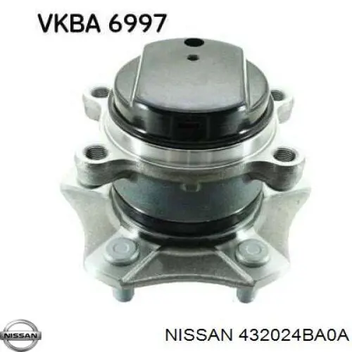 432024BA0A Nissan/Infiniti Cubo traseiro
