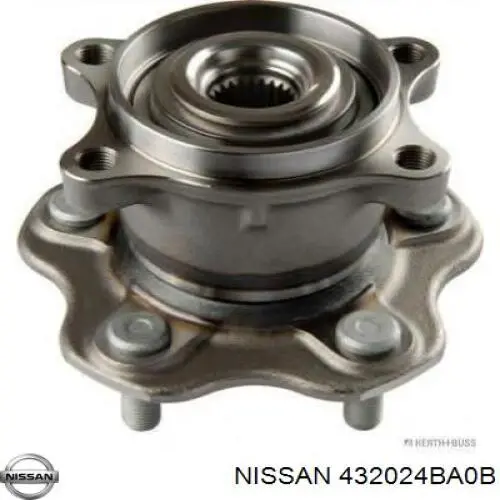 432024BA0B Nissan/Infiniti Cubo traseiro