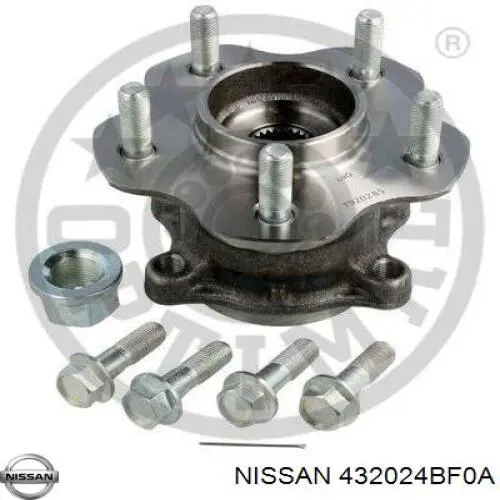 Compre 432024BF0A Nissan/Infiniti Cubo traseiro