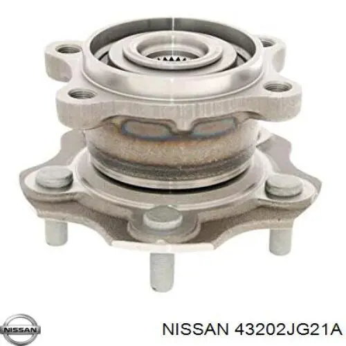 43202JG21A Nissan/Infiniti Cubo traseiro