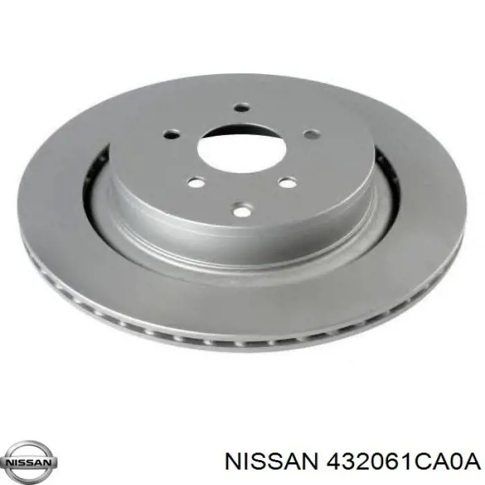 432061CA0A Nissan/Infiniti Disco do freio traseiro