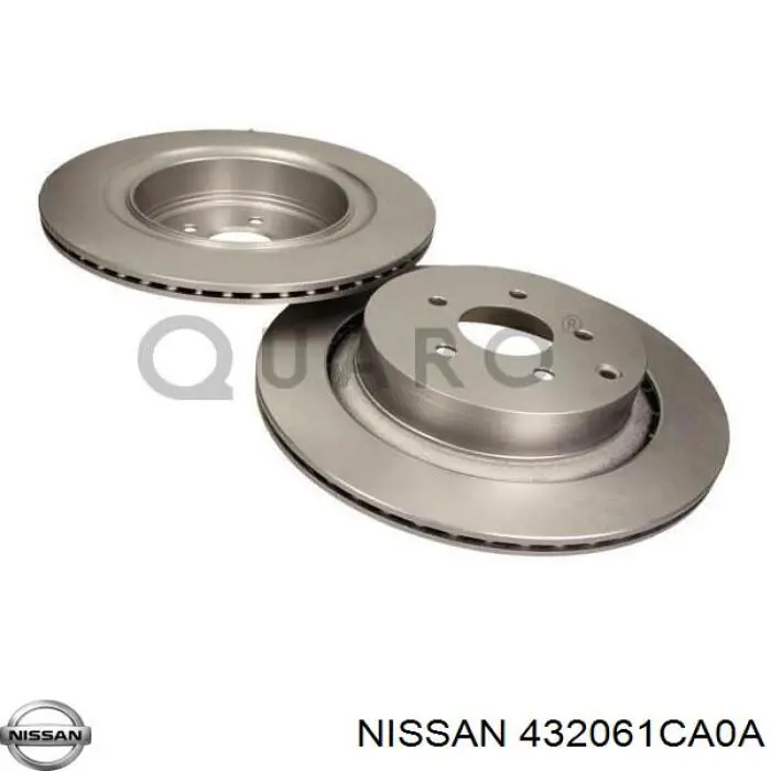 Compre 432061CA0A Nissan/Infiniti Disco do freio traseiro
