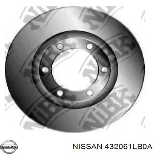 Compre 432061LB0A Nissan/Infiniti Disco do freio traseiro