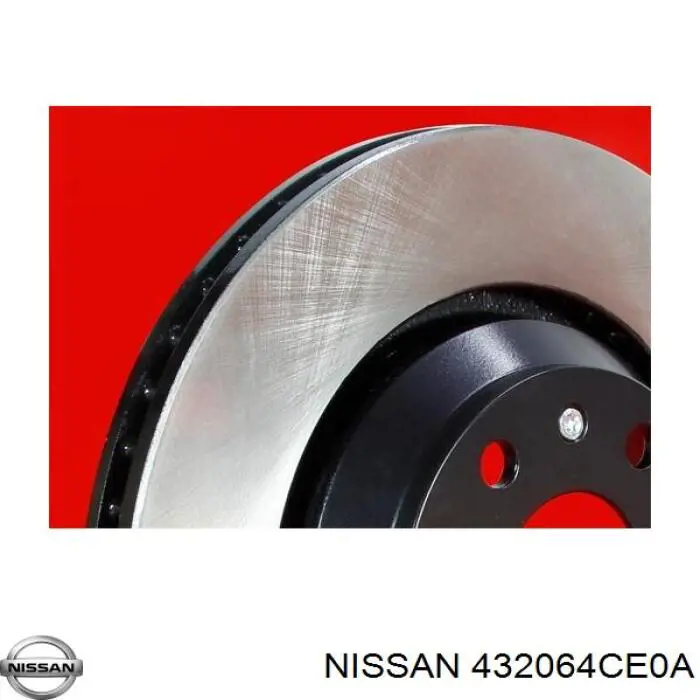 432064CE0A Nissan/Infiniti Disco do freio traseiro