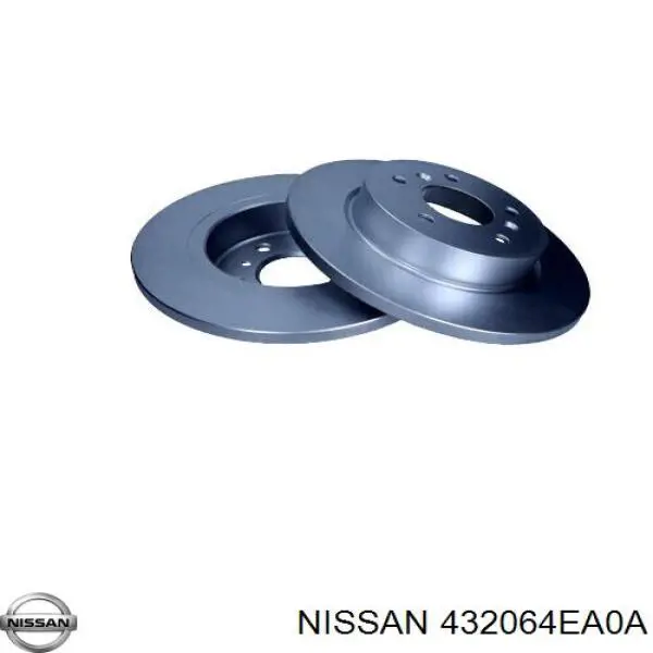 432064EA0A Nissan/Infiniti Disco do freio traseiro