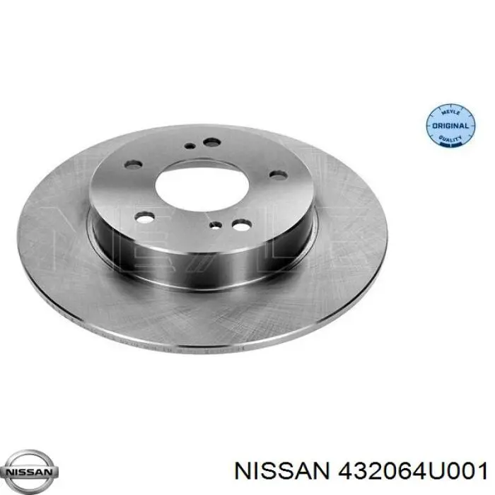 Compre 432064U001 Nissan/Infiniti Disco do freio traseiro
