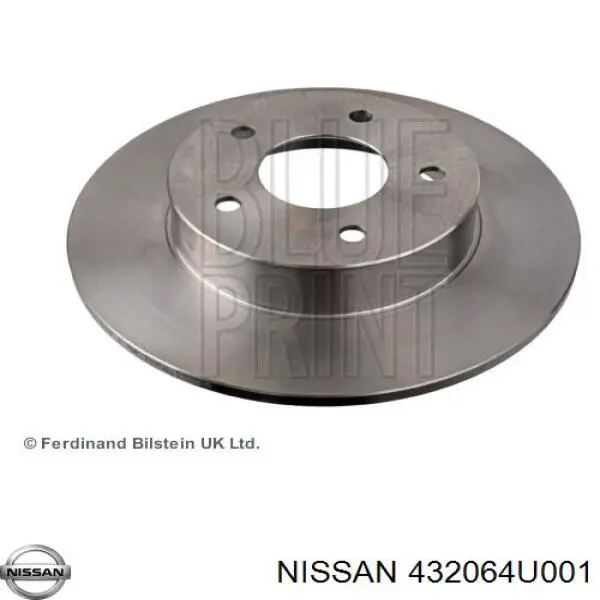 Disco do freio traseiro Nissan/Infiniti 432064U001 preço, a partir de 42,30 USD