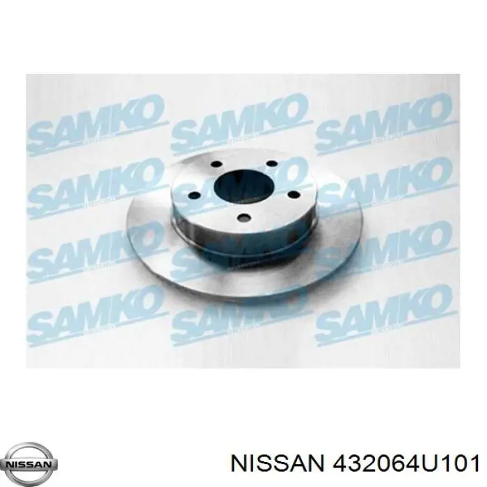 Disco do freio traseiro Nissan/Infiniti 432064U101 preço, a partir de 31,86 USD