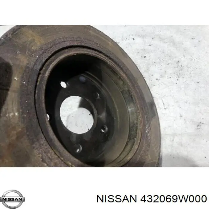 432069W000 Nissan/Infiniti Disco do freio traseiro
