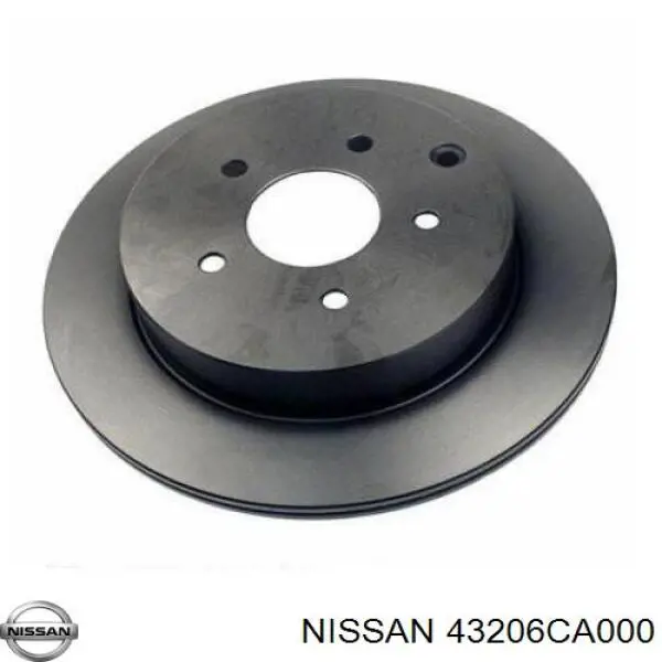 Compre 43206CA000 Nissan/Infiniti Disco do freio traseiro