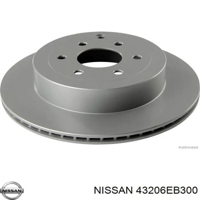 Disco do freio traseiro Nissan/Infiniti 43206EB300 preço, a partir de 45,15 USD