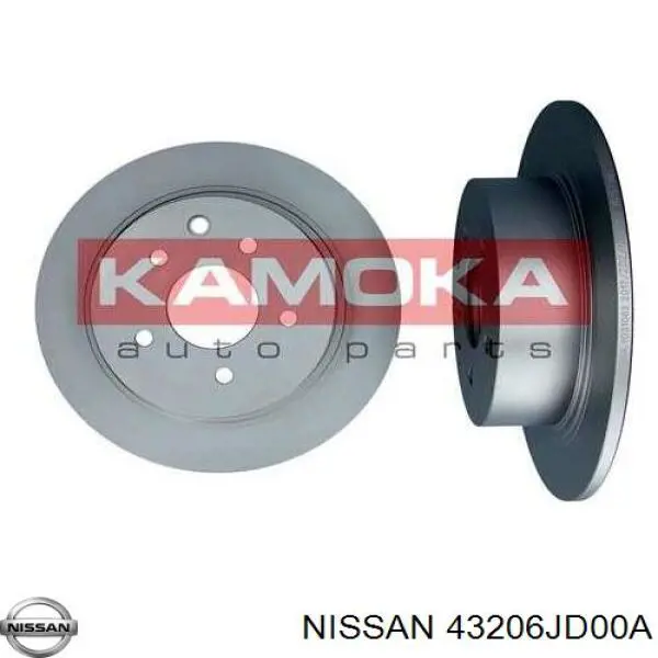 Compre 43206JD00A Nissan/Infiniti Disco do freio traseiro