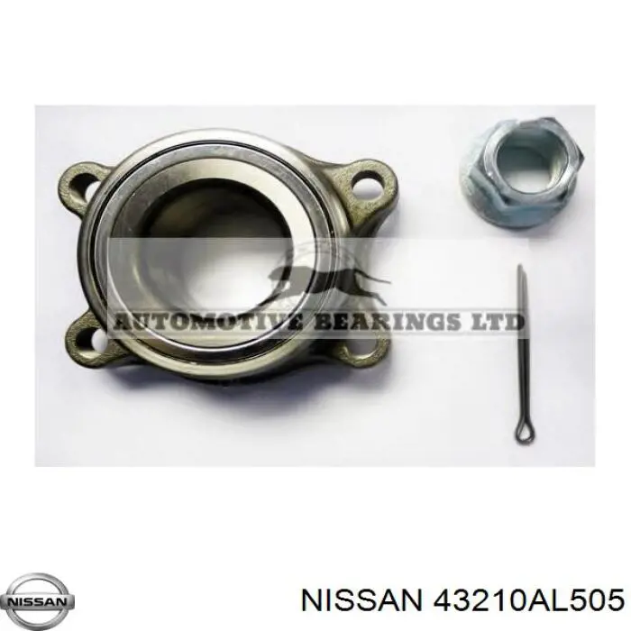 Rolamento de cubo traseiro 43210AL505 Nissan/Infiniti
