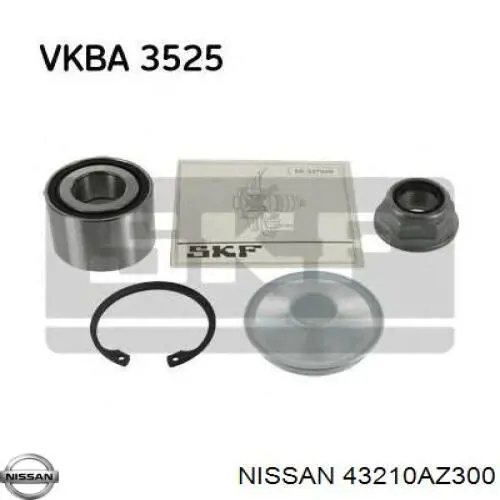 Rolamento de cubo traseiro Nissan/Infiniti 43210AZ300 preço, a partir de 24,05 USD