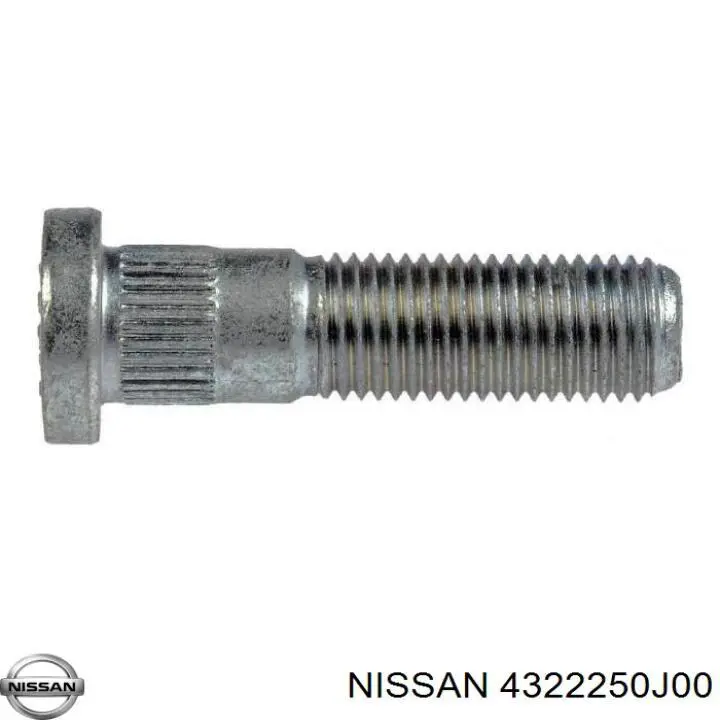 Compre 4322250J00 Nissan/Infiniti Prego de roda traseiro