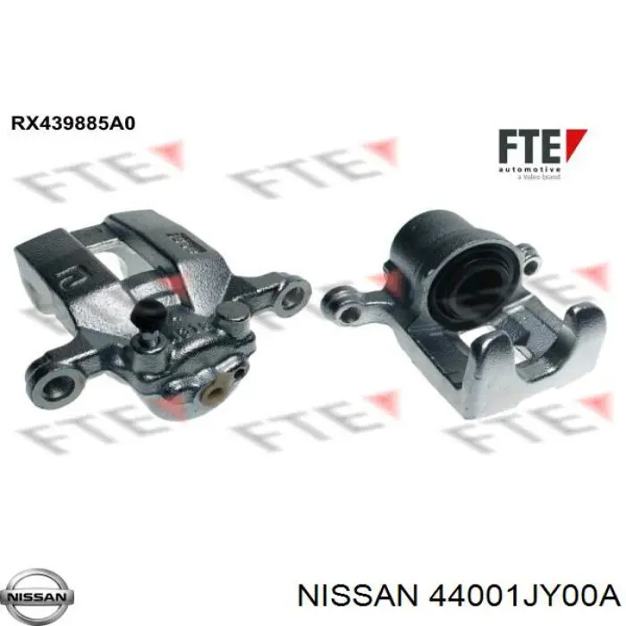 44001JY00A Nissan/Infiniti Suporte do freio traseiro direito