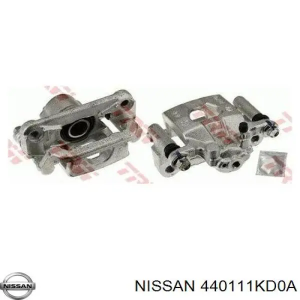 440111KD0A Nissan/Infiniti Suporte do freio traseiro esquerdo