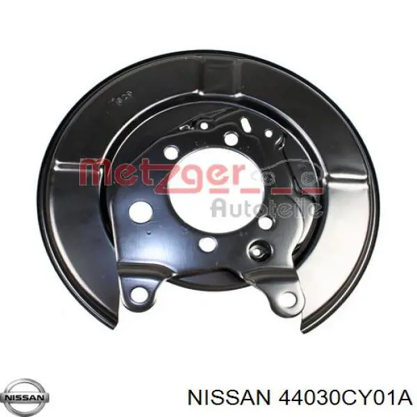 Compre 44030CY01B Nissan/Infiniti Proteção esquerda do freio de disco traseiro