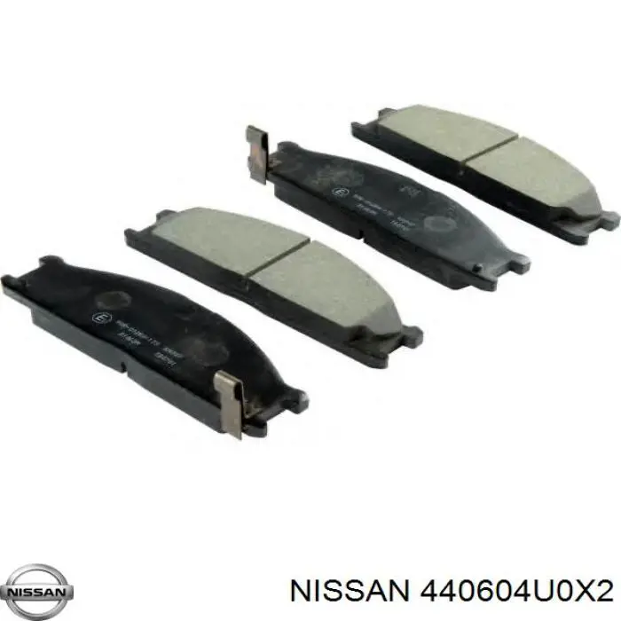 Sapatas do freio traseiras de disco 440604U0X2 Nissan/Infiniti